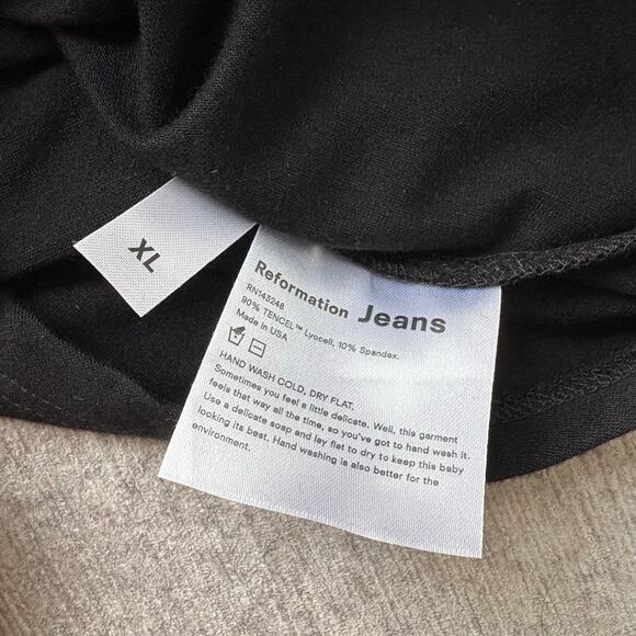 NWT Reformation Black Lilian Dress - Picture 4 of 4